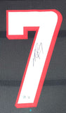 Michael Vick Atlanta Signed Framed Black Football Jersey BAS ITP - Sports Integrity