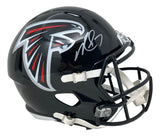 Michael Vick Signed Atlanta Falcons Full Size Replica Speed Helmet BAS ITP - Sports Integrity