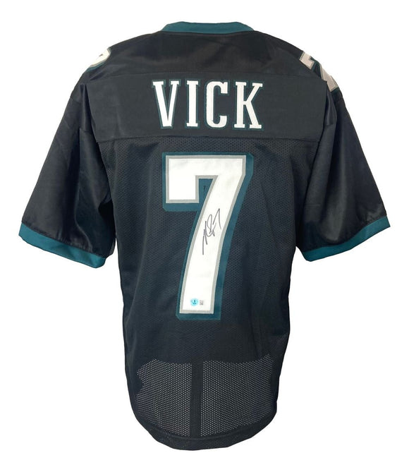 Michael Vick Philadelphia Signed Black Football Jersey BAS ITP - Sports Integrity