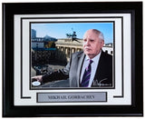 Mikhail Gorbachev Signed Framed 8x10 Photo JSA - Sports Integrity