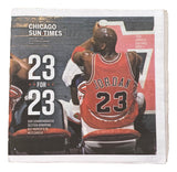 Michael Jordan Chicago Bulls 23 for 23 Chicago Sun Times May 17, 2020 Newspaper - Sports Integrity