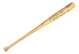 MLB Hall Of Famers (26) Signed Louisville Slugger Bat Mays Aaron & More JSA Holo - Sports Integrity