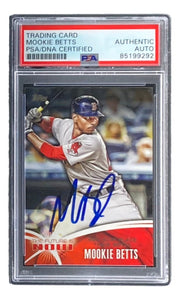 Mookie Betts Signed 2014 Topps #FN - MB1 Red Sox Rookie Card PSA/DNA - Sports Integrity