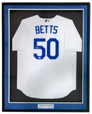 Mookie Betts Signed Framed Los Angeles Dodgers Nike Replica Baseball Jersey JSA - Sports Integrity