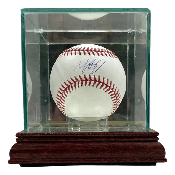 Mookie Betts Dodgers Signed Rawlings Official MLB Baseball w/ Glass Case JSA - Sports Integrity