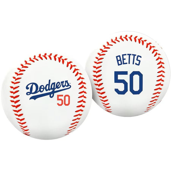 Mookie Betts Los Angeles Dodgers Rawlings Logo Baseball - Sports Integrity