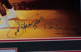 Muhammad Ali Joe Frazier Ron Lewis Signed Framed 16x20 Boxing Poster BAS LOA - Sports Integrity