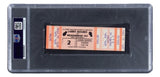 Muhammad Ali Signed 1980 Closed Circuit Fight Ticket vs Holmes PSA/DNA Gem MT 10 - Sports Integrity