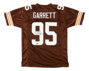 Myles Garrett Cleveland Signed Brown Football Jersey BAS - Sports Integrity