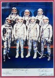 NASA Mercury Seven Signed Framed 8x10 Photo JSA BB80655 - Sports Integrity