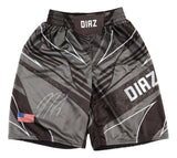 Nick Diaz Signed Custom Gray MMA Fight Trunks BAS - Sports Integrity