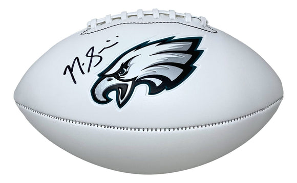 Nick Sirianni Super Bowl 59 Champ Signed Philadelphia Eagles Logo Football BAS