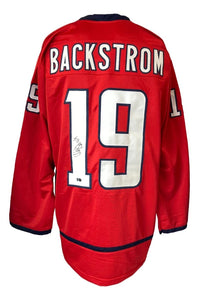 Nicklas Backstrom Washington Signed Red Hockey Jersey Sports Integrity - Sports Integrity