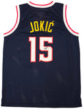 Nikola Jokic Denver Signed Navy Blue Basketball Jersey JSA - Sports Integrity