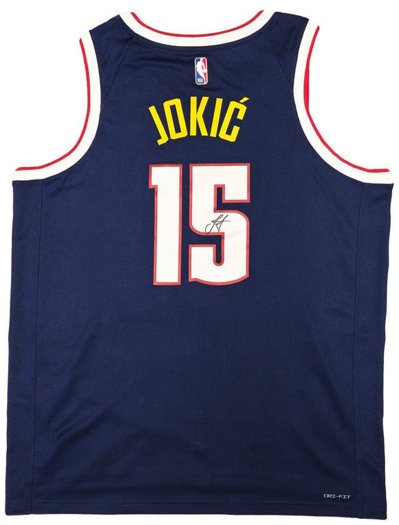 Nikola Jokic Signed Denver Nuggets Nike Swingman Icon Edition Jersey JSA - Sports Integrity