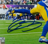 Odell Beckham Jr Signed Framed Los Angeles Rams 8x10 Super Bowl LVI Photo BAS - Sports Integrity