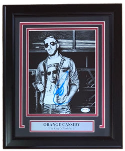 Orange Cassidy Signed Framed 8x10 AEW Wrestling Photo PSA - Sports Integrity