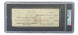 Orville Wright Signed Slabbed Bank Check PSA/DNA 85200379 - Sports Integrity