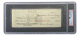 Orville Wright Signed Slabbed Bank Check PSA/DNA 85200374 - Sports Integrity