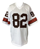 Ozzie Newsome Cleveland Signed White Football Jersey JSA - Sports Integrity