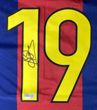 Patrick Kluivert Signed Barcelona FC Nike Soccer Jersey BAS - Sports Integrity