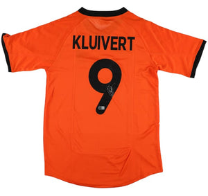 Patrick Kluivert Signed Netherlands Nike Soccer Jersey BAS