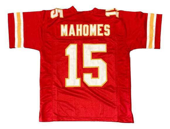 Patrick Mahomes Kansas City Red Football Jersey - Sports Integrity