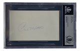 Paul Molitor Milwaukee Brewers Signed Slabbed Index Card BAS - Sports Integrity