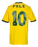 Pele Signed Yellow Brazil Soccer Jersey PSA/DNA - Sports Integrity