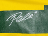 Pele Signed Yellow Brazil Soccer Jersey PSA/DNA - Sports Integrity