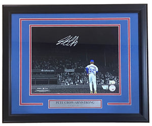 Pete Crow - Armstrong Signed Framed 11x14 Chicago Cubs Spotlight Photo Fanatics - Sports Integrity