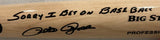 Pete Rose Cincinnati Reds Signed Tan Rawlings Pro Baseball Bat Sorry I Bet JSA - Sports Integrity