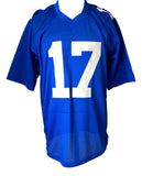 Plaxico Burress New York Signed Blue Football Jersey Sports Integrity - Sports Integrity