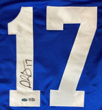 Plaxico Burress New York Signed Blue Football Jersey Sports Integrity - Sports Integrity