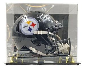 Troy Polamalu Signed Pittsburgh Steelers FS Speed Replica Helmet BAS w/ Case - Sports Integrity