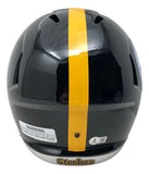 Troy Polamalu Signed Pittsburgh Steelers FS Speed Replica Helmet BAS w/ Case - Sports Integrity