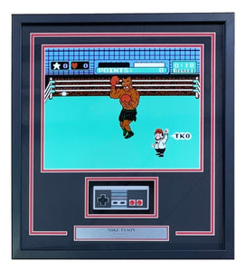 Mike Tyson Framed 11x14 Punch Out Photo w/ NES Controller - Sports Integrity