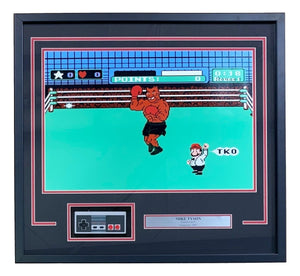 Mike Tyson Framed Unsigned 16x20 Punch Out Photo w/ NES Controller - Sports Integrity