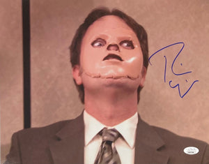 Rainn Wilson Signed 11x14 The Office Dwight Schrute CPR Dummy Face Photo JSA - Sports Integrity