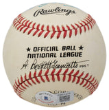 Ralph Kiner Tim McCarver Signed Official National League Baseball BAS LOA 146 - Sports Integrity