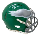 Randall Cunningham Signed Philadelphia Eagles Throwback Mini Speed Helmet BAS - Sports Integrity