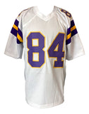 Randy Moss Minnesota Signed White Football Jersey JSA - Sports Integrity