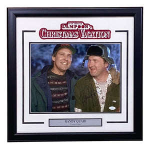 Randy Quaid Signed Framed 11x14 National Lampoons Christmas Vacation Photo JSA - Sports Integrity