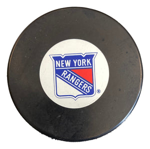 New York Rangers Logo Puck - Sports Integrity