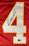 Rashee Rice Kansas City Signed Red Football Jersey BAS - Sports Integrity