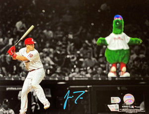 JT Realmuto Signed 11x14 Philadelphia Phillies Photo w/ Phanatic Fanatics - Sports Integrity