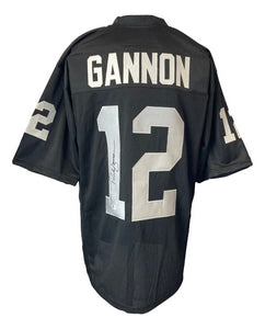 Rich Gannon Oakland Signed Black Football Jersey BAS - Sports Integrity