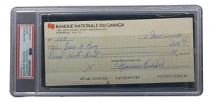 Maurice Richard Signed Montreal Canadiens Bank Check #184 PSA/DNA - Sports Integrity