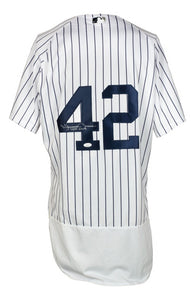 Mariano Rivera Signed Yankees Majestic Authentic Baseball Jersey HOF 19 JSA - Sports Integrity