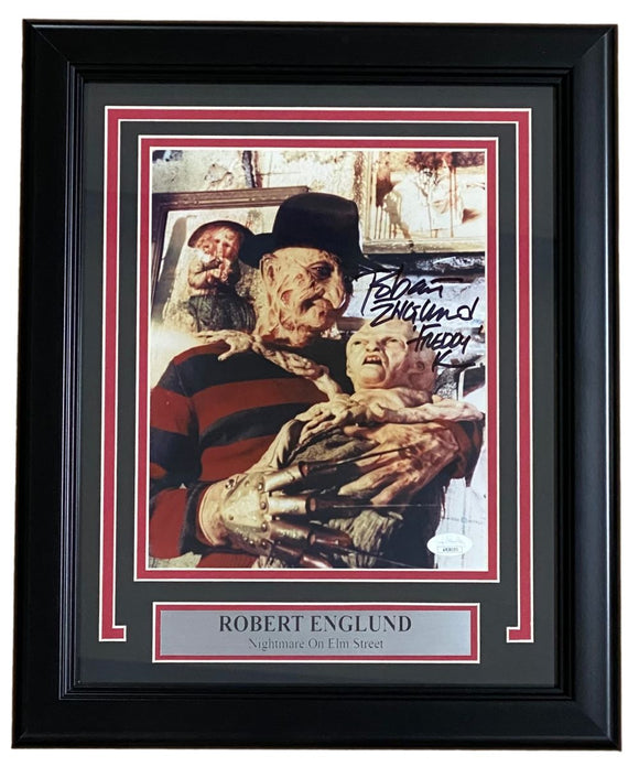 Robert Englund Signed Framed 8x10 A Nightmare On Elm St Photo Freddy K JSA - Sports Integrity